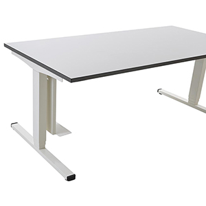 PC-Halter, BxT 183x400 mm, links innen, reinweiß, elektrisch höhenverstellbaren Schreibtischen SOLID