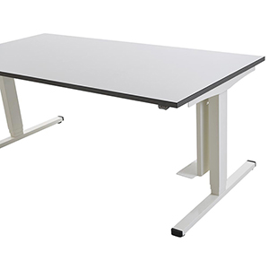 PC-Halter, BxT 183x400 mm, rechts innen, reinweiß, elektrisch höhenverstellbaren Schreibtischen SOLID