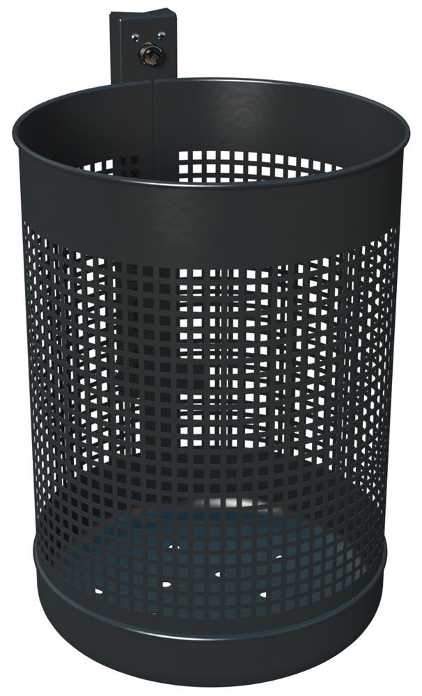 Abfalleimer mit gelochtem Korpus