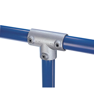 90 Grad T-Verbinder, 3 Abgänge, Größe A, Rohrdurchm. außen 26,9 mm, 3/4