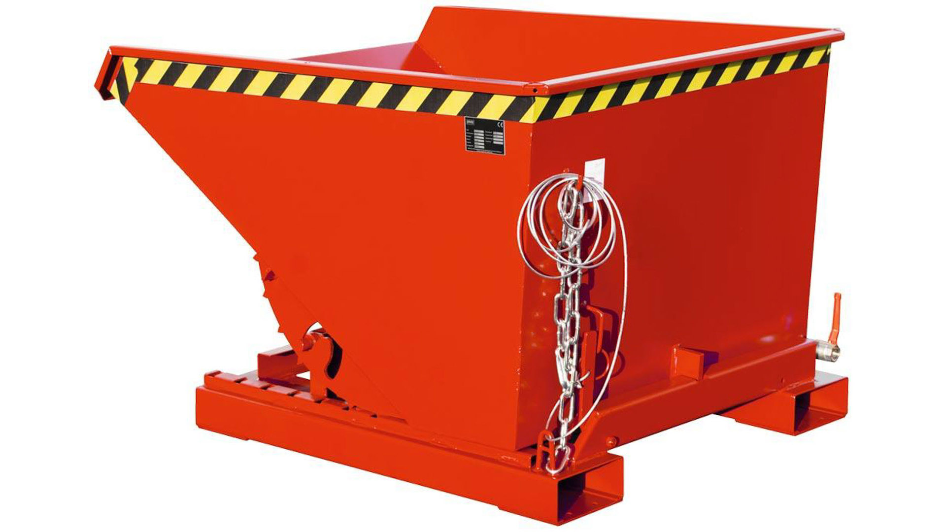 Späne-Selbstkippbehälter mit Abrollsystem