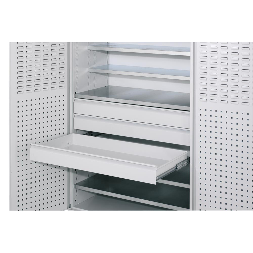 Einzelschublade für Großraumschränke,Vollauszug, Höhe 125 mm