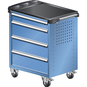 Werkstattwagen, Rollwerkbank 4 Schubladen: 1x100