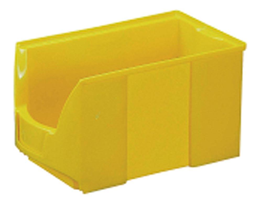 Sichtlagerkästen - PE - 200x210x360 mm - 8 Stück - Lebensmittelecht - Farbe gelb