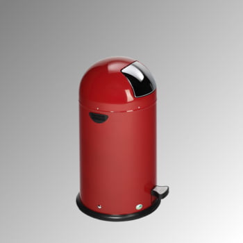 Mülleimer mit Einwurfklappe