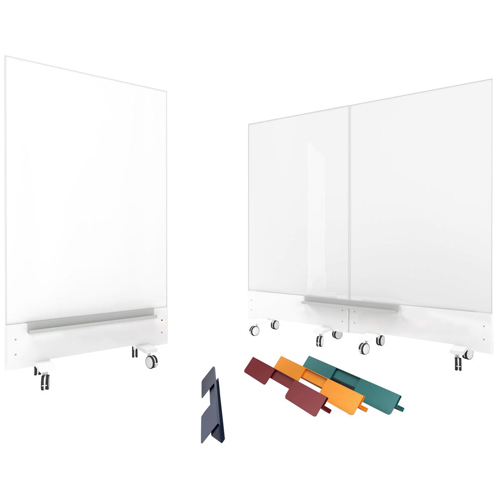 Rollensatz für mobile Stellwand