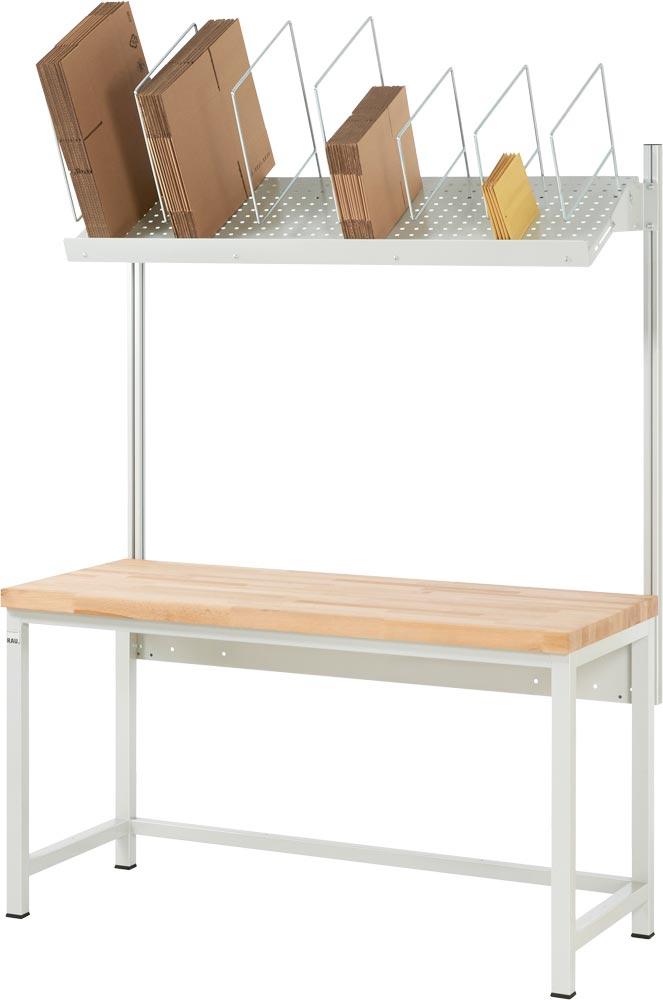 Kartonagenmagazin mit 8 Steckbügeln