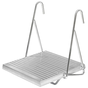 Universal-Leitertritt, klappbar, Tritt BxT 260x250 mm, Max. Belastung 150 kg