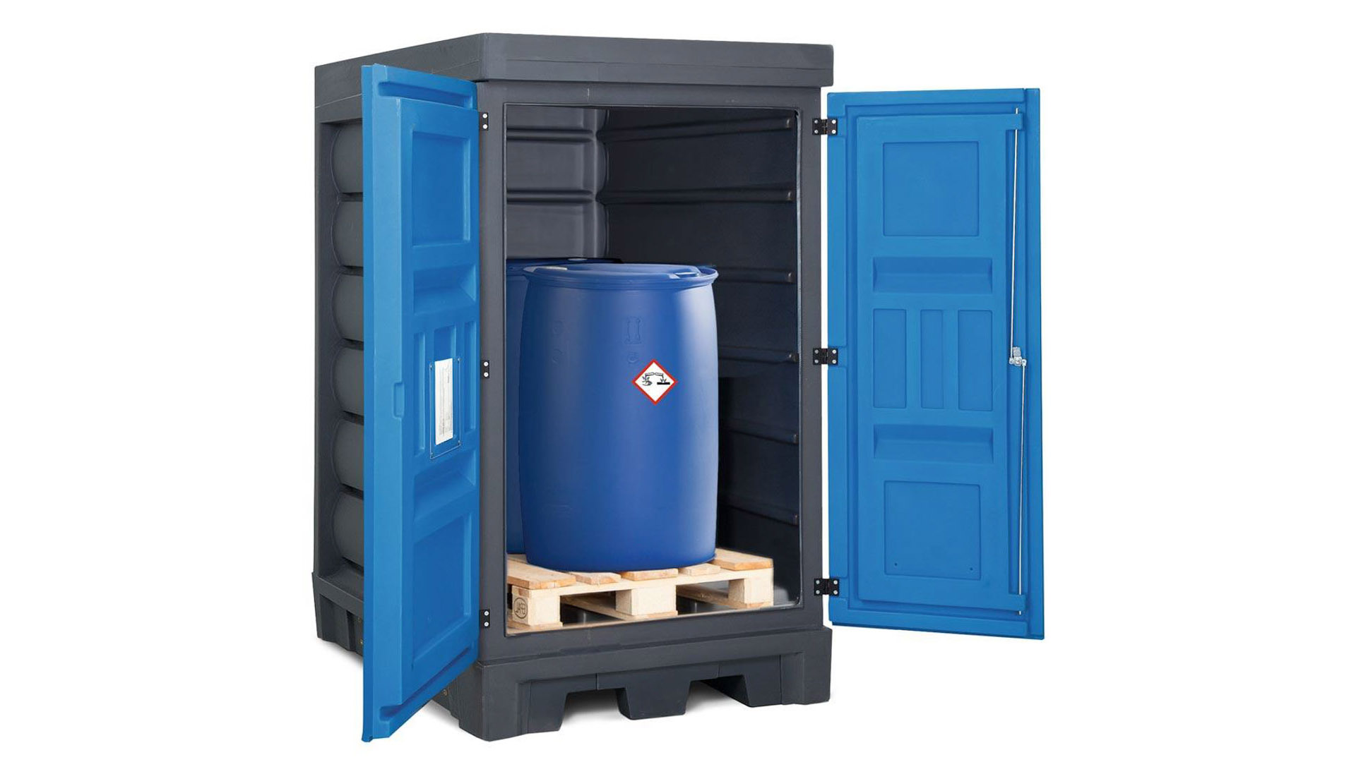 Gefahrstoffdepot aus Polyethylen