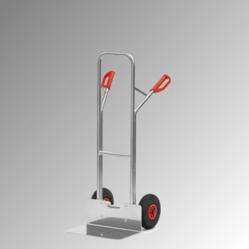 Fetra - Sackkarre, Alukarre - 200 kg - Schaufel 480 x 300 mm (BxT) - Luftbereifung