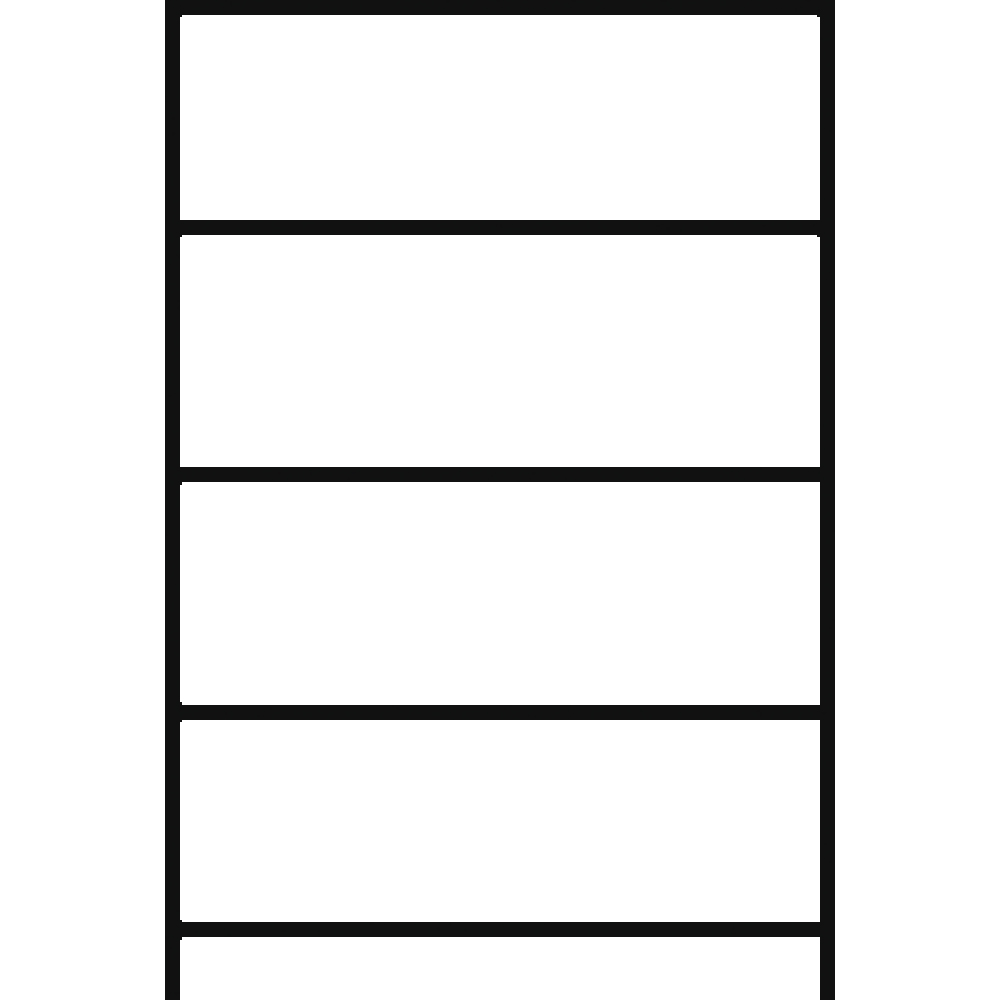 Kleingebinderegal mit 3x5 Gitterrostböden und 1 Auffangwanne verzinkt