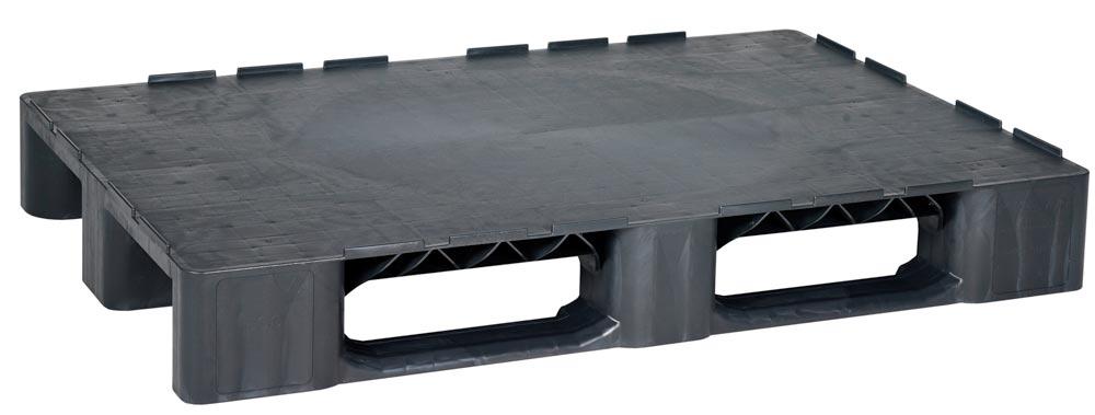 Kunststoff Palette mit Rand