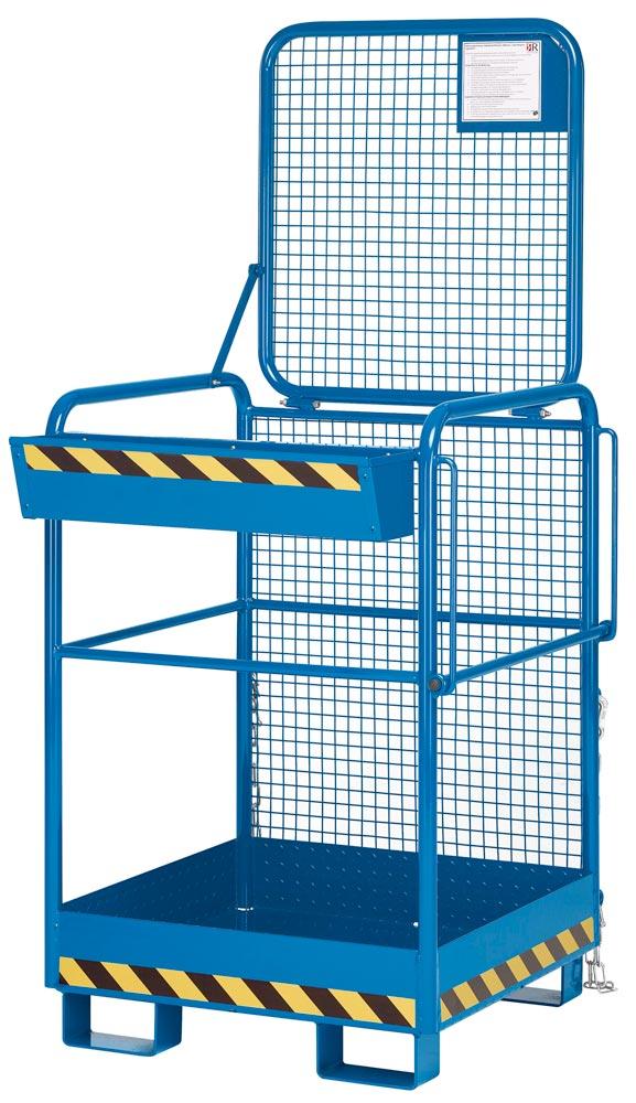 Arbeitskorb mit Aufnahme von der breiten Seite