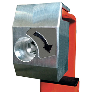 Schloßkasten für Auflagestütze mit Feuerwehrdreikant