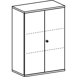 Aktenschrank, Büroschrank mit Flügeltüren