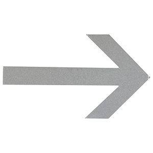 Klebepfeile für Verkehrsschild Gr. 63x110