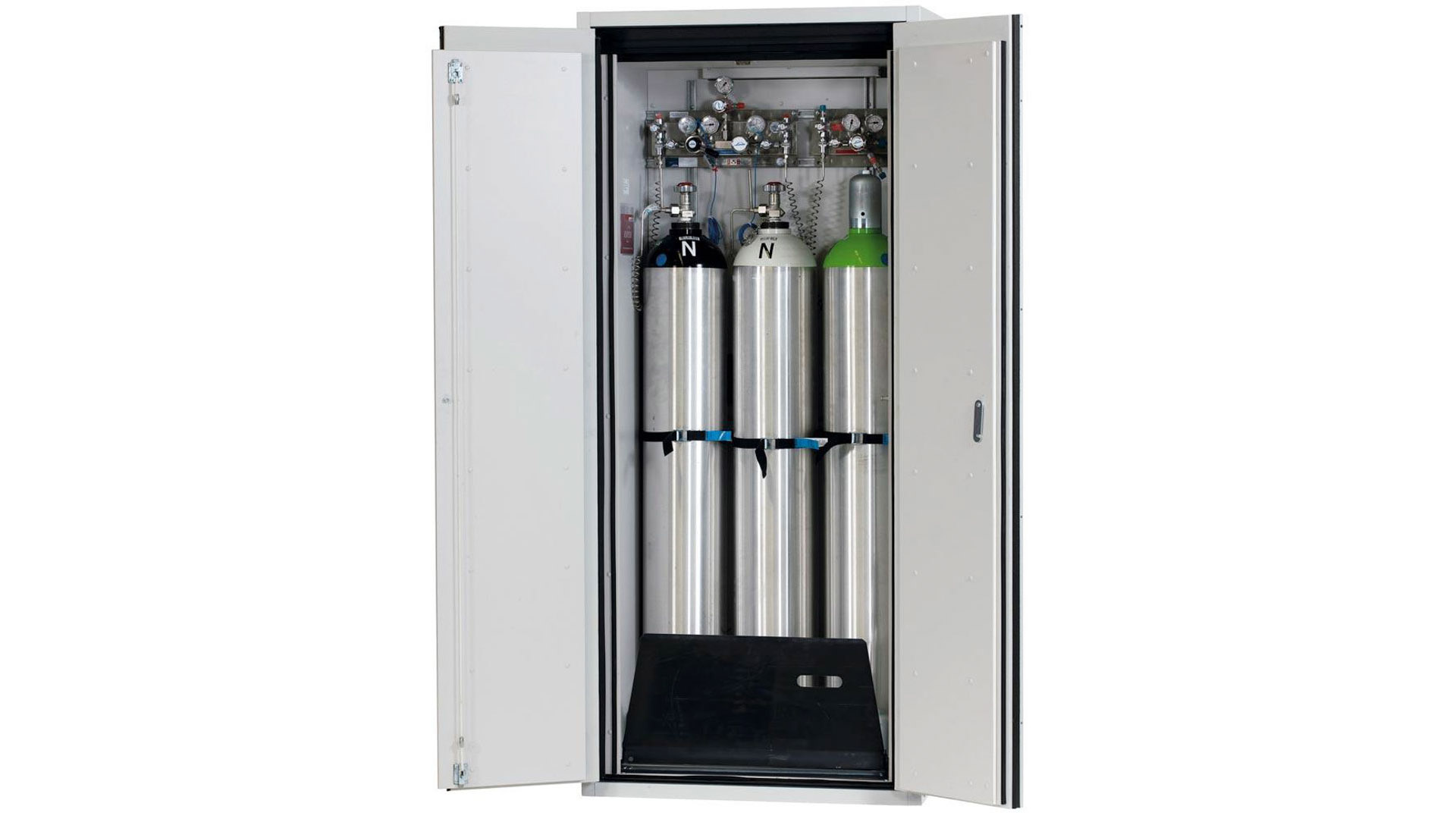 Druckgasflaschenschrank Typ G30, 3×50 L Gasflaschen