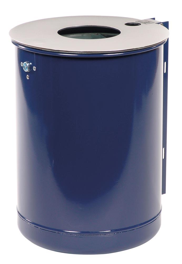 Abfalleimer, rund - Edelstahldeckel