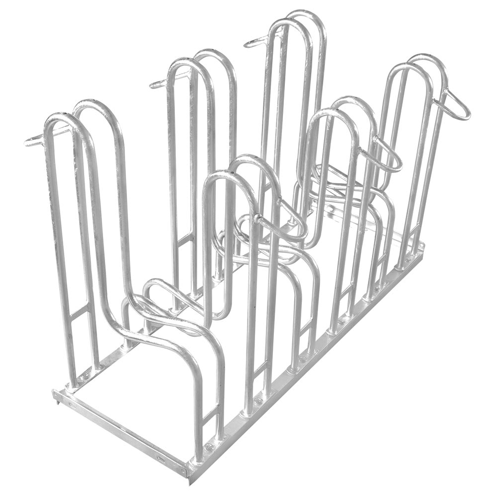 Fahrradständer - für 6 Fahrräder - Breite: 117 cm - verzinkt