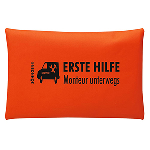 Persönliches Erste-Hilfe-Set Monteur unterwegs