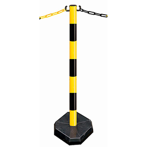 Kettenpfosten aus Kunststoff