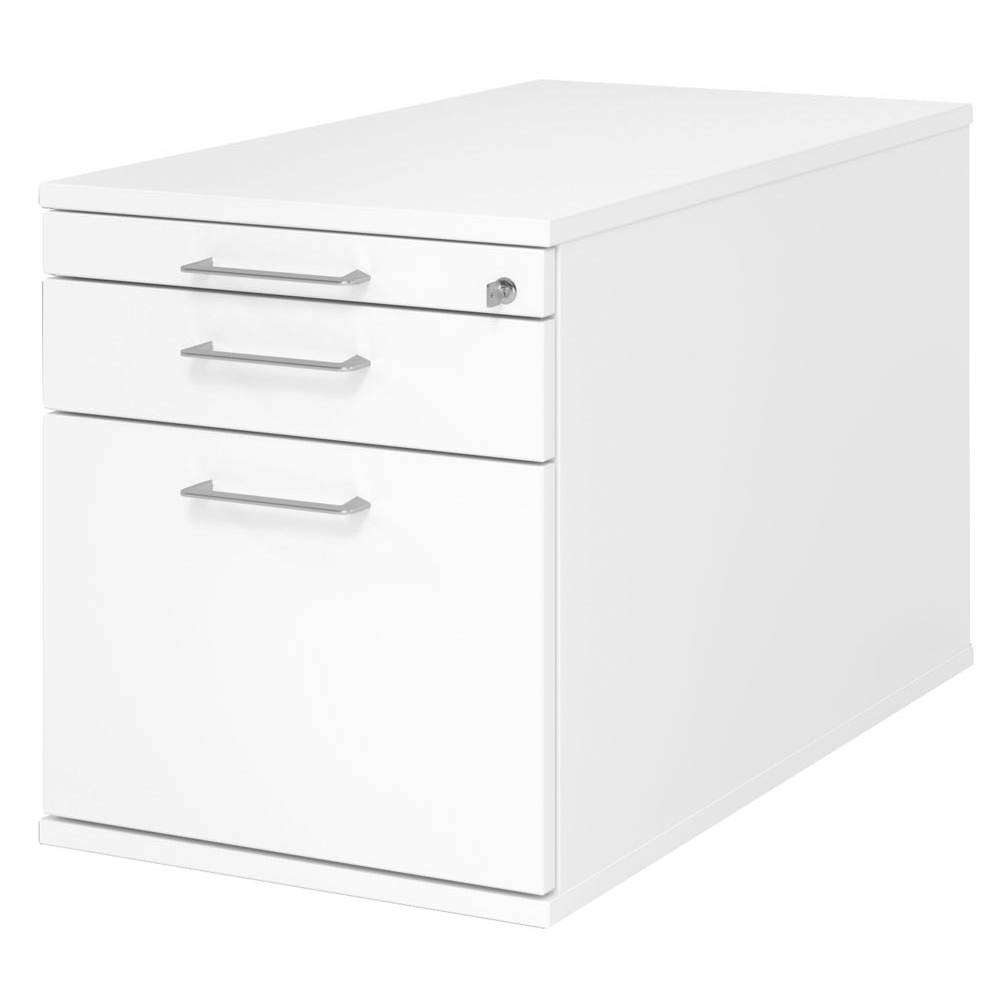 Rollc.  BxTxH 428x800x512 mm 1xU-fach, 1x Schublade, 1x HR-Auszug, weiß