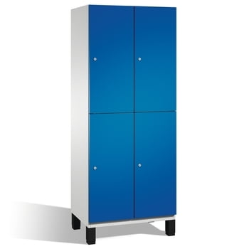 Fächerschrank, Breite 60 cm, Höhe 198 cm, Tiefe 52,5 cm, 4 Fächer
