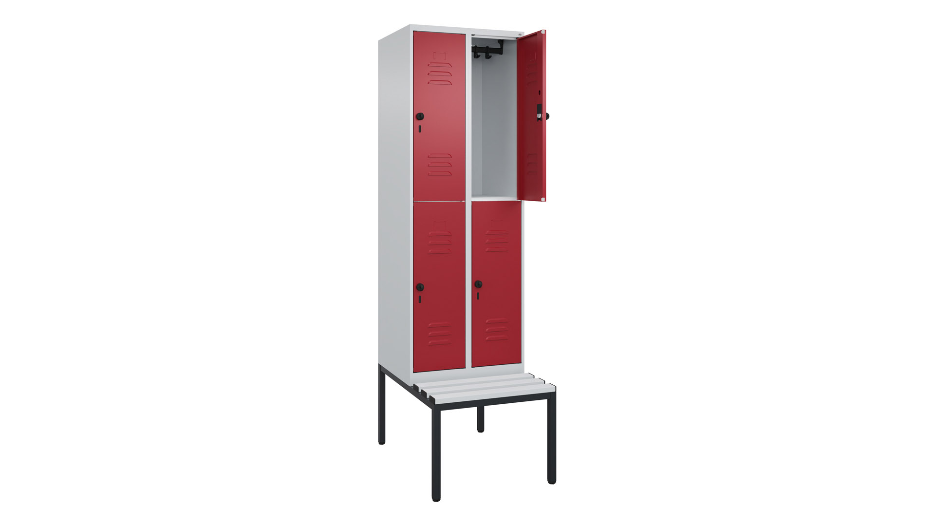 Fächerschrank, Breite 60 cm, Höhe 212 cm, Tiefe 50 cm,  Fächer