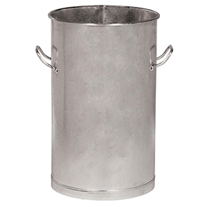 Mülltonne aus Stahlblech