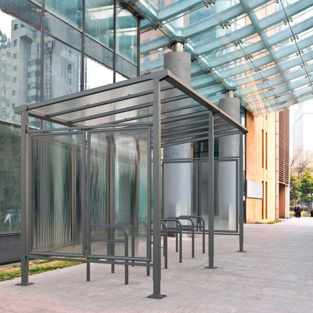 Fahrradunterstand, Überdachung