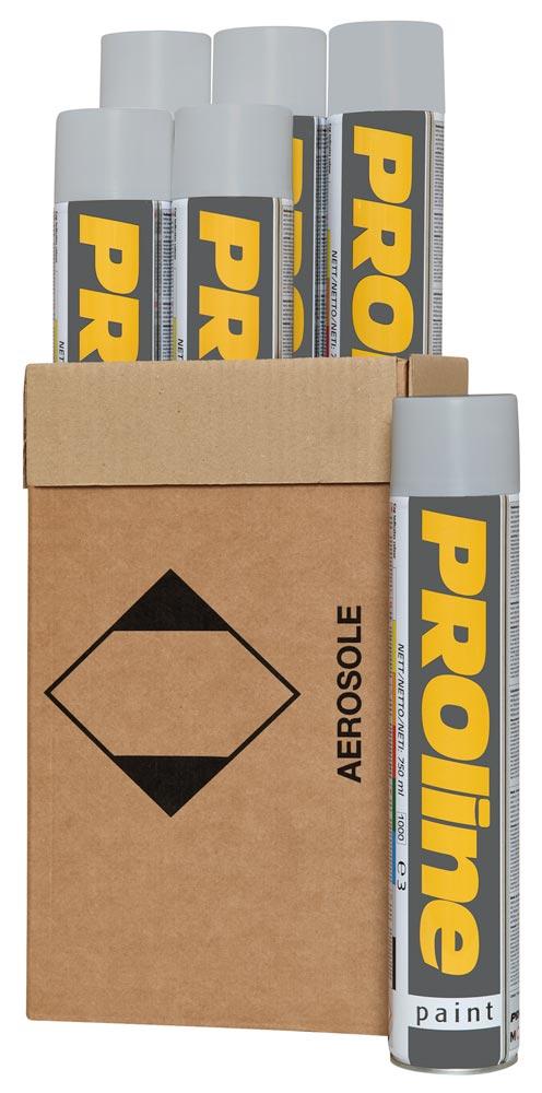 Bodenmarkierung, Bodenmarkierfarbe grau, VE 6 Stück