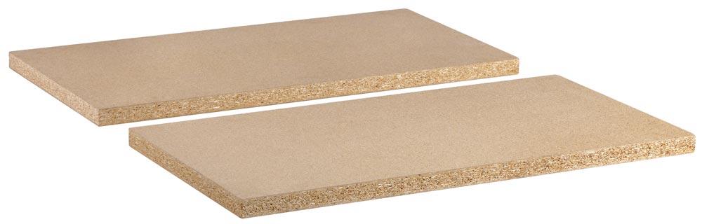 Spanplatteneinlage zu Auszugrahmen mit Teilauszug, 40 mm stark, 2-tlg, für Regal-BxT 1090x1060 mm