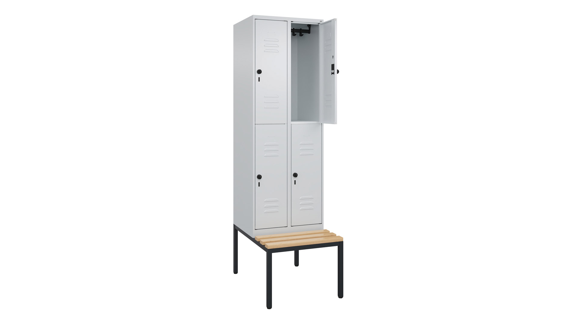 Fächerschrank, Breite 60 cm, Höhe 212 cm, Tiefe 50 cm,  Fächer