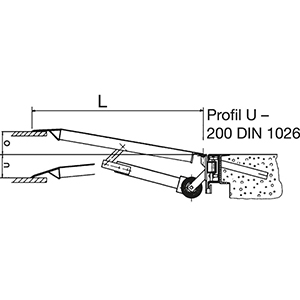 Federmechanische Überfahrbrücke aus Aluminium