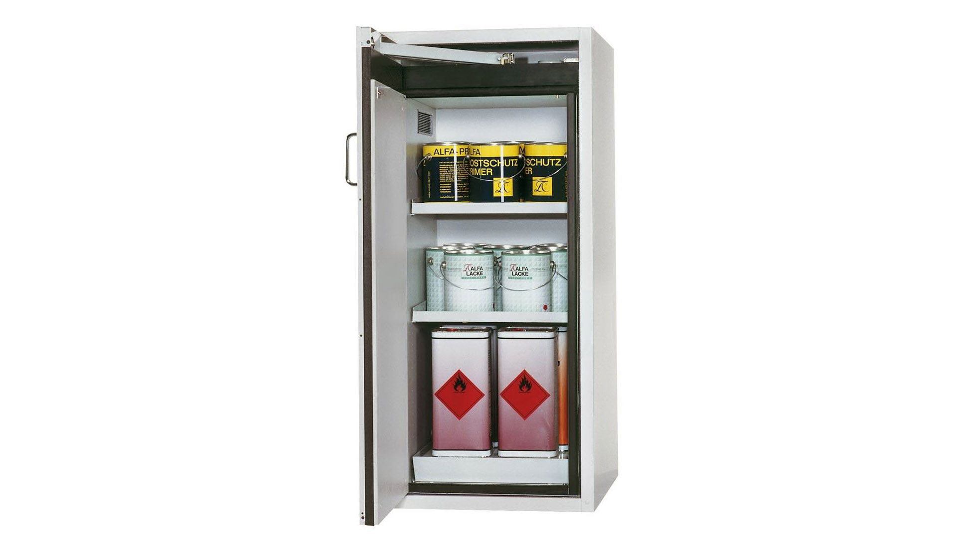 Gefahrstoffschrank Typ 90 mit Feststellanlage
