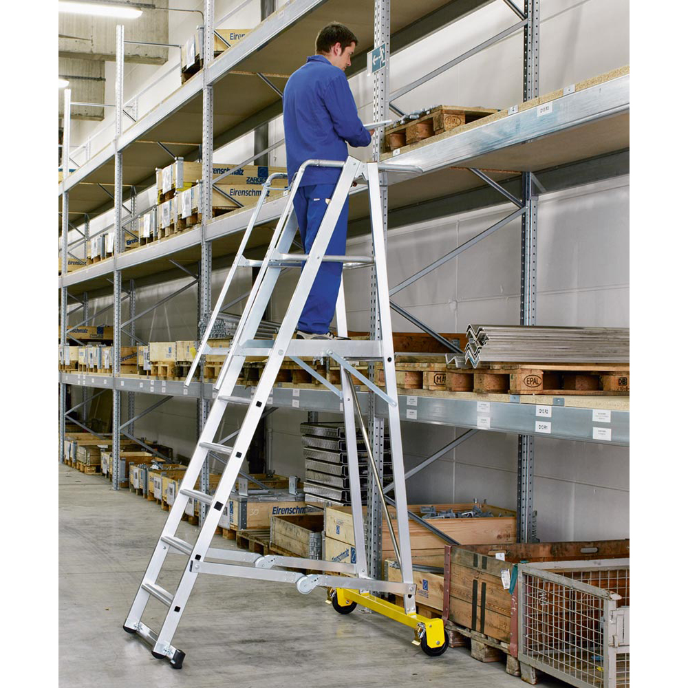 Fahrbare Aluminium-Plattformleiter