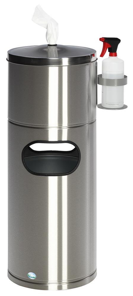 Edelstahl Desinfektionsstation für Papiertücher