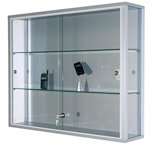 Vitrine,  Wandvitrine