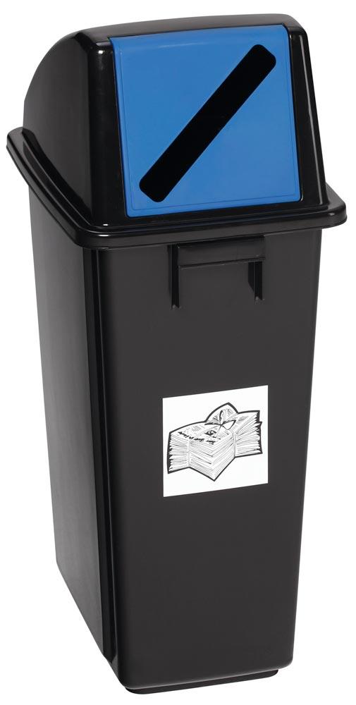 Wertstoffsammler aus Kunststoff