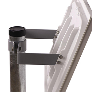 Halterung für Rohrdurchmesser 108 mm, für Verkehrsspiegel BxH 600x400 + BxH 800x600 mm