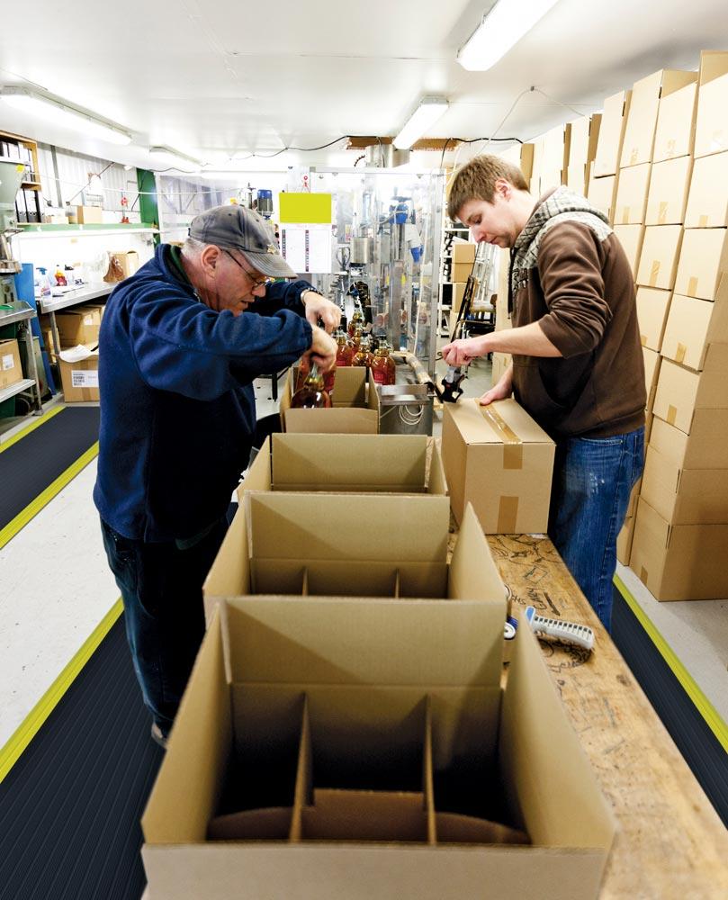 Arbeitsplatzmatte, Bodenschutzmatte, aus Vinyl