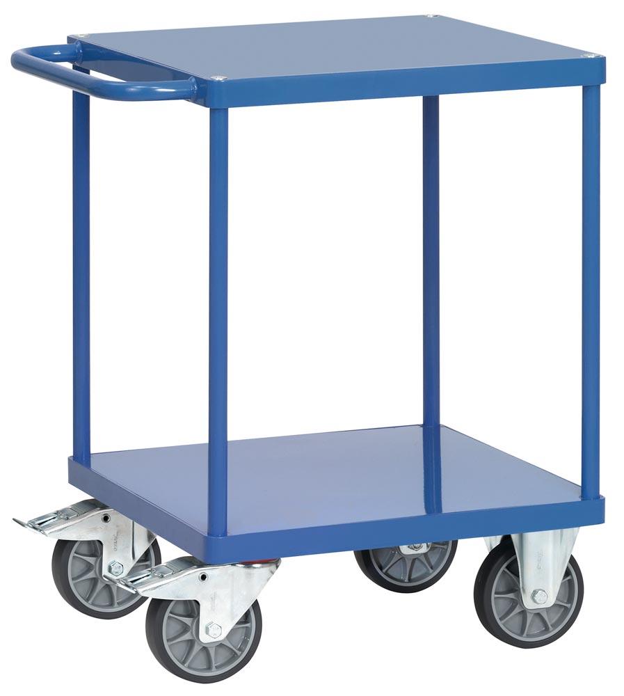 Tischwagen mit Stahlblechladeflächen