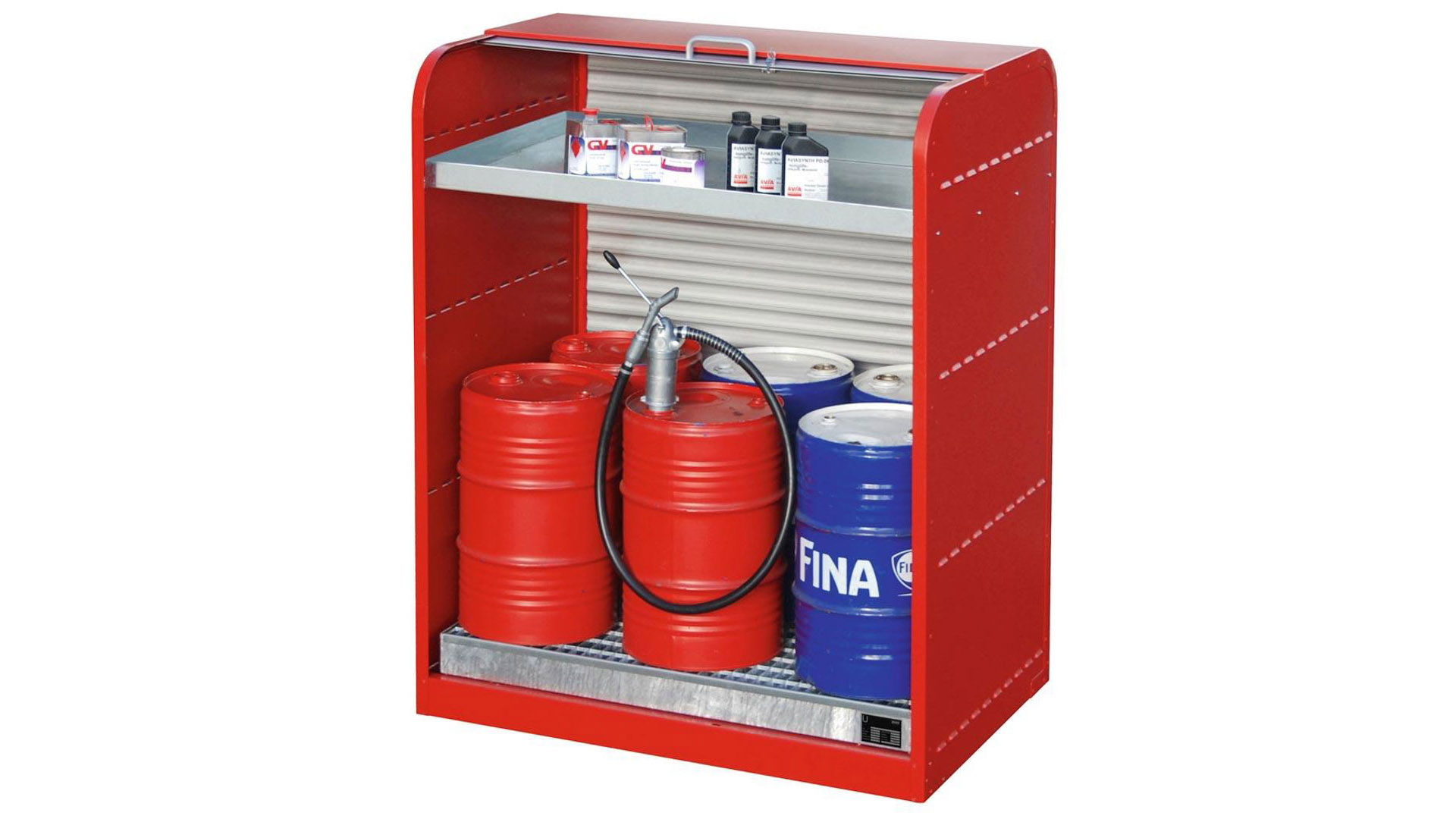 Gefahrstoffschrank mit Rollladen