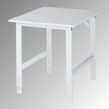 Arbeitstisch - Melaminharz Arbeitsplatte - Höhe 760-1.080 mm - 750 x 800 mm (BxT)