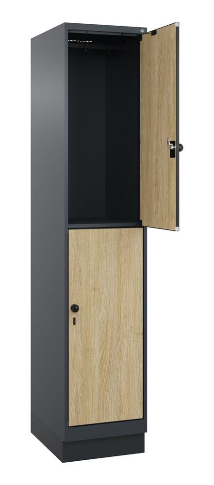 Fächerschrank, doppelstöckig