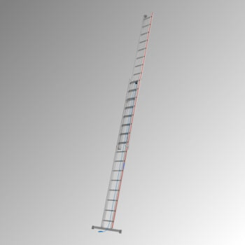 Anlegeleiter, Aluminium-Seilzugleiter - Zweiteilig - Länge 8.300 mm - Aluleiter Hymer