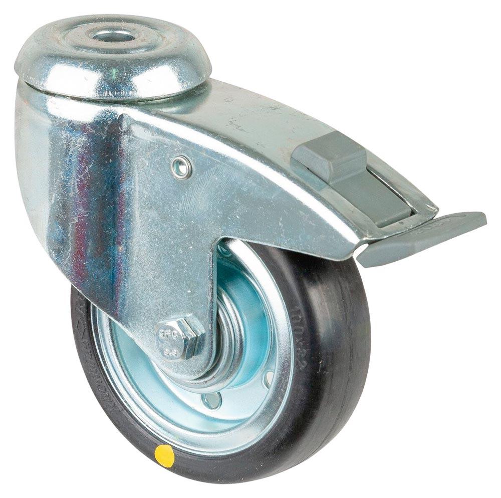 ESD-Apparaterolle, Lenkrolle m. Festst.