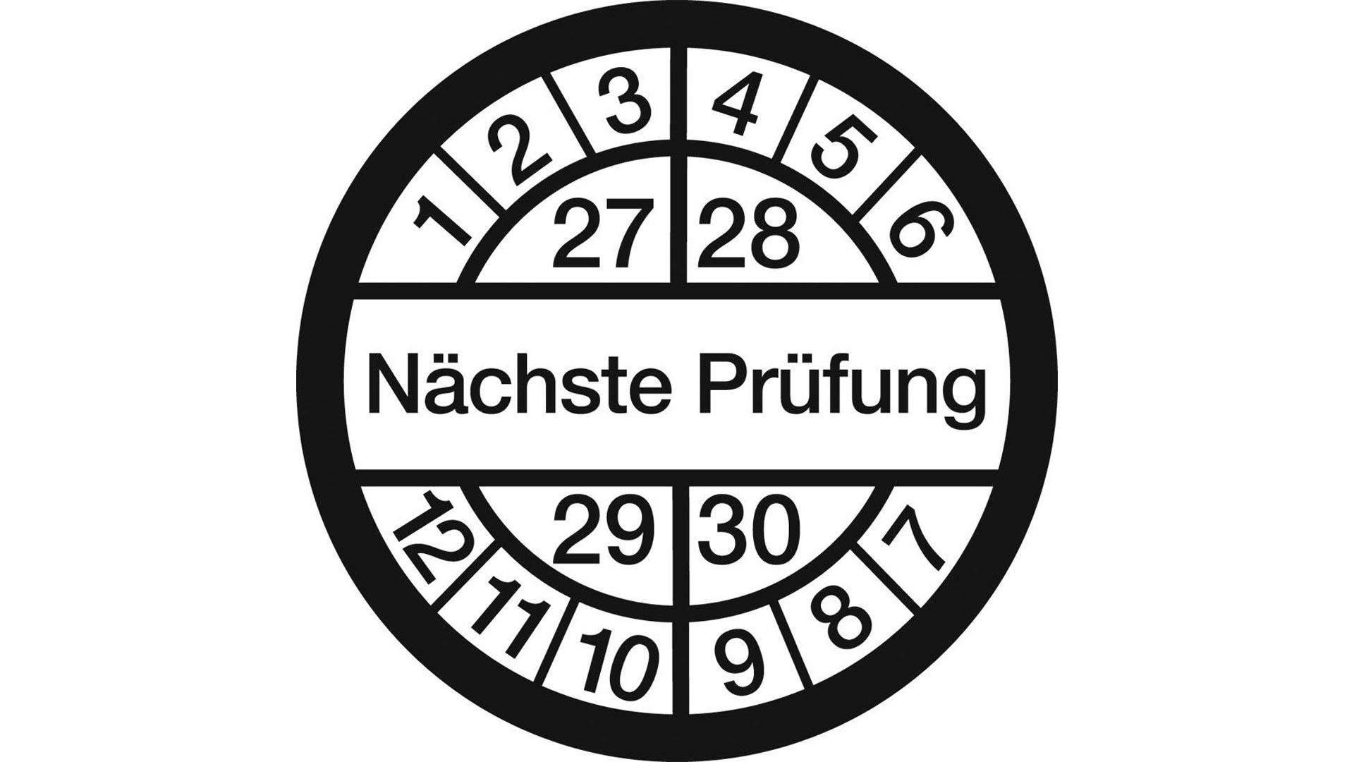Prüfplakette