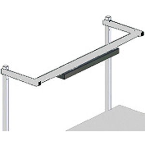Arbeitsplatzleuchte für Packtische, LED mit Dimmfunktion, 1409 LUX, 32 W, BxTxH 976x51x54 mm