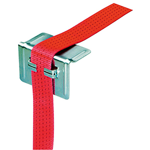 Kantenschutz aus Stahl, mit Aufnahme, passend zu Gurtbreiten bis 50 mm, VE 10 Stück